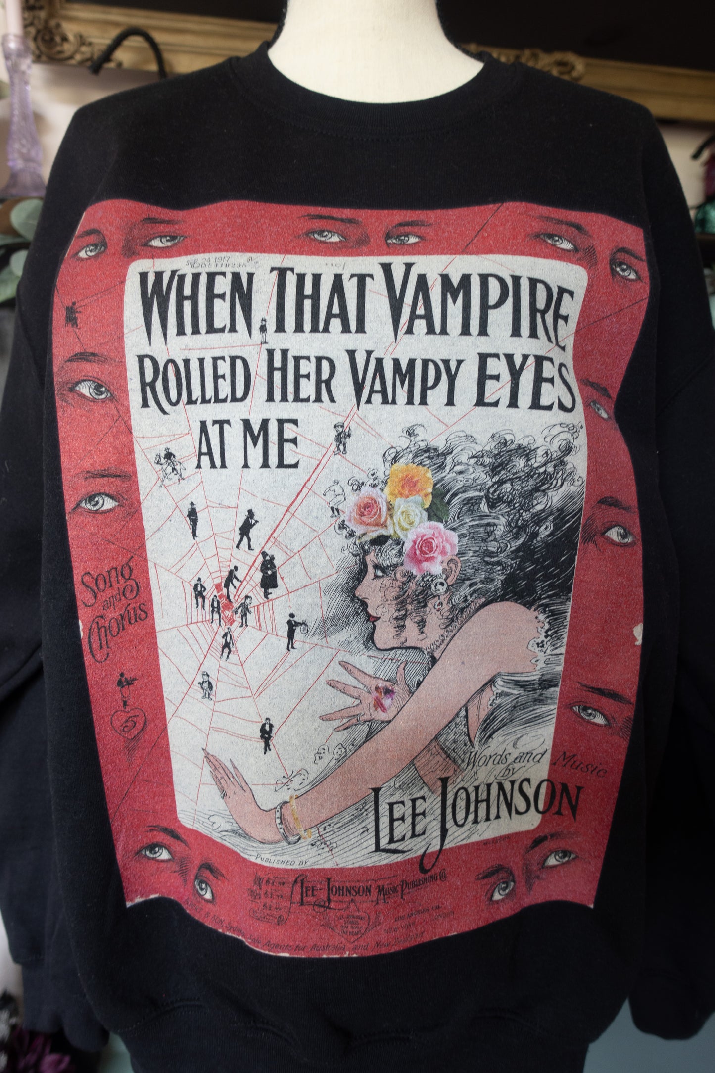 Vampy Eyes Vixen Sweatshirt *Made To Order*