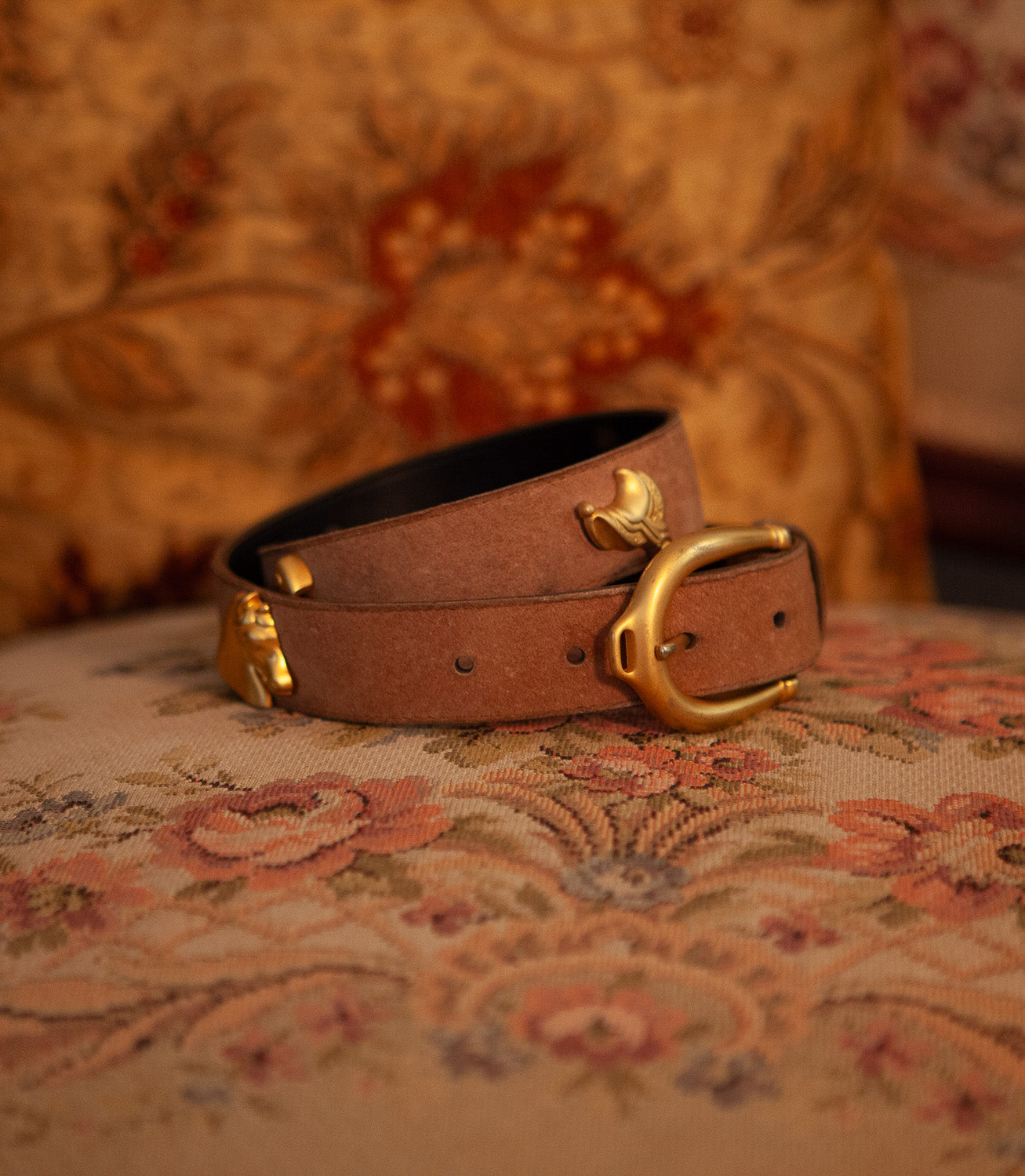 Giddyup Girl Leather Belt *Vintage*