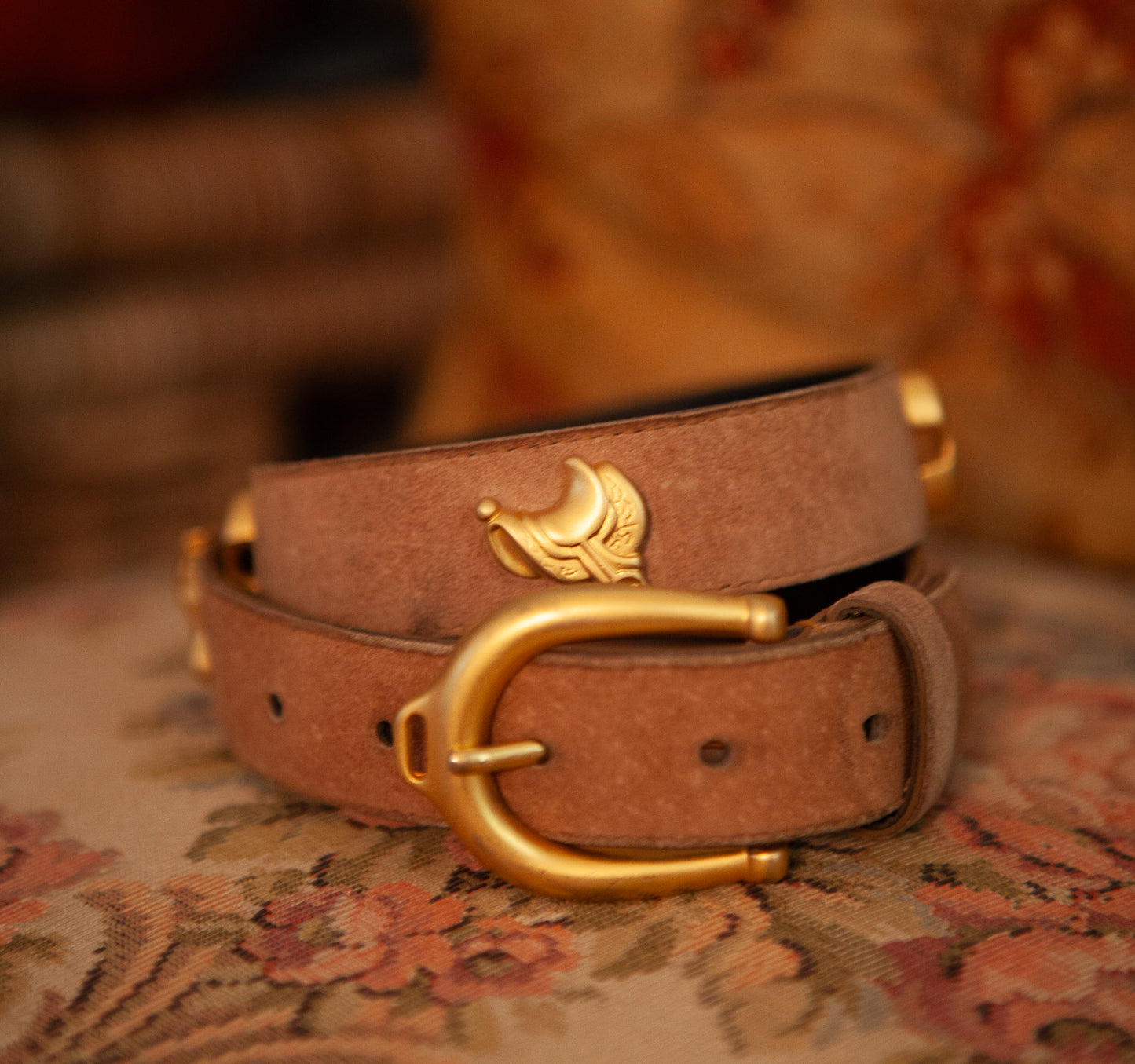 Giddyup Girl Leather Belt *Vintage*