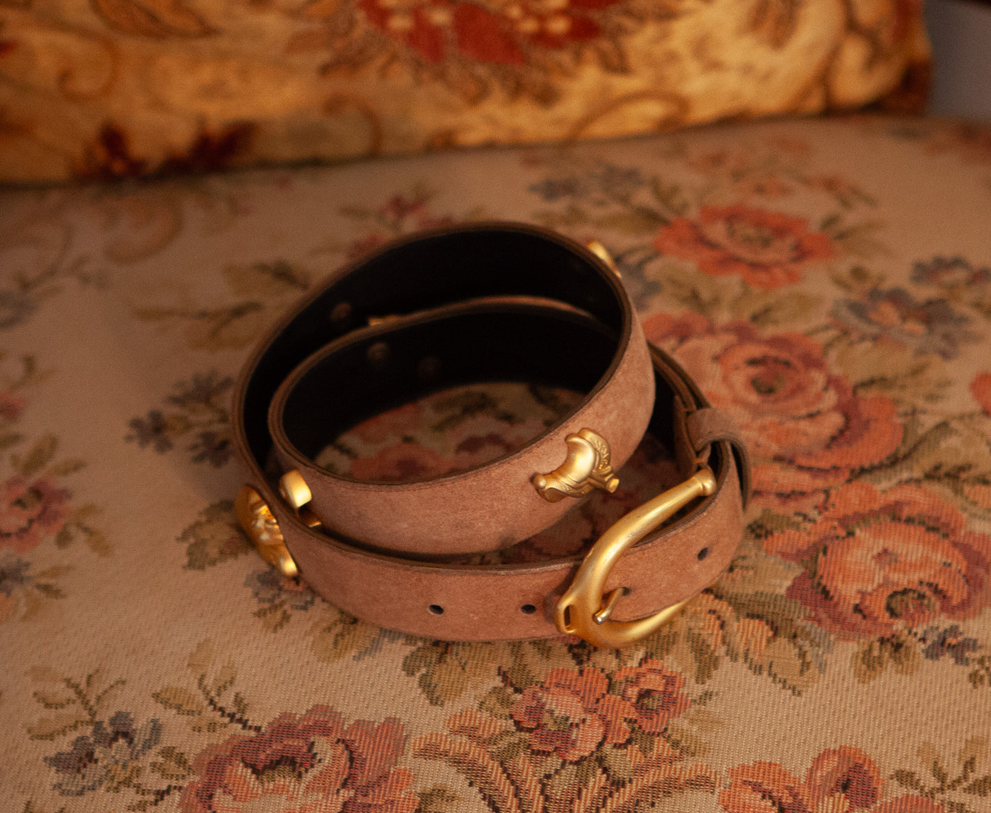 Giddyup Girl Leather Belt *Vintage*